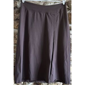 Women’s Brown Athleta Knee Length Pull On Flowy Skirt Size Large